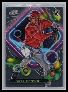 2023 Topps Cosmic Chrome #200 Will Benson Base Rookie RC Cincinnati Reds - Picture 1 of 2