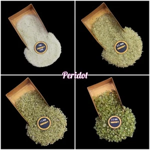 Polvo triturado grueso de peridoto natural para uso de masaje incrustación de anillo fabricación de joyas - Imagen 1 de 18