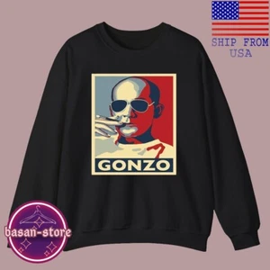 Hunter S Thompson GONZO Schwarz Größe S-3XL - Bild 1 von 1