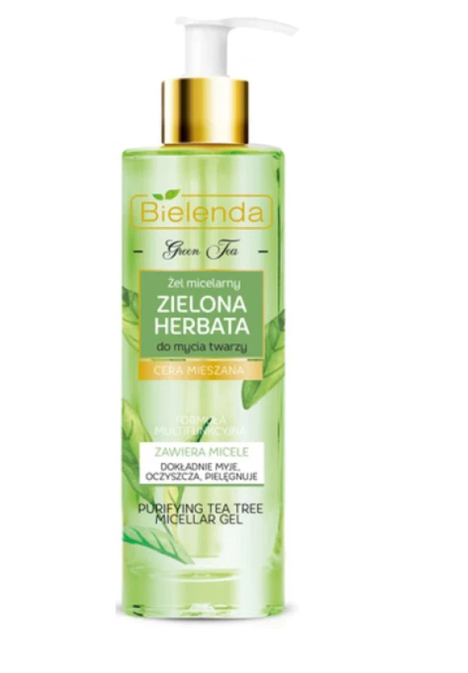 Bielenda Green Tea Micellar Gel Makeup Remover Women Skin 200 ml./6.7 fl.oz. - Image 1 of 1