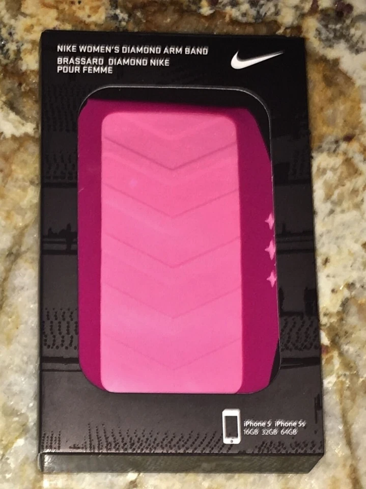 NIKE Diamante Brazalete iPhone iPod Dispositivo Portador Entrenamiento Rosa Nuevo en Caja Para Mujer O/S Foto 1 de 4