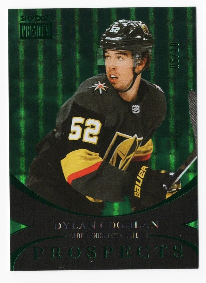 2020-21 Skybox Metal Universe Premium Prospects Star Emerald Dylan Coghlan 06/10 - Image 1 of 1
