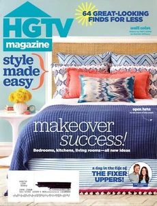 HGTV Magazine, April 2016 / Makeover Success, Style Made Easy / 148 Pages - Picture 1 of 1