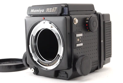 【N MINT】Mamiya RZ67 PRO Body Waist Level Finder 120 pellicola posteriore con cappuccio dal Giappone - Immagine 1 di 4