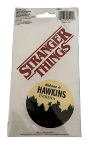 Stranger Things Welcome To Hawkins Phone Laptop Sticker Decal Official SandyLion - Photo 1 sur 1