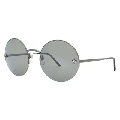Cartier Panthere de Cartier Silver Round Ladies Sunglasses CT0022S 001 58 - Image 1 of 4