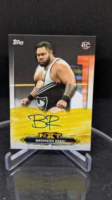 2020 Topps WWE NXT - Nxt Roster Autographs Bronson Reed #A-BR  Auto RC - Image 1 of 2