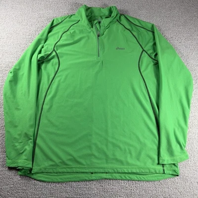 Asics Thermopolis Base Layer Pullover Shirt Green Men’s Size XXL - Image 1 of 4