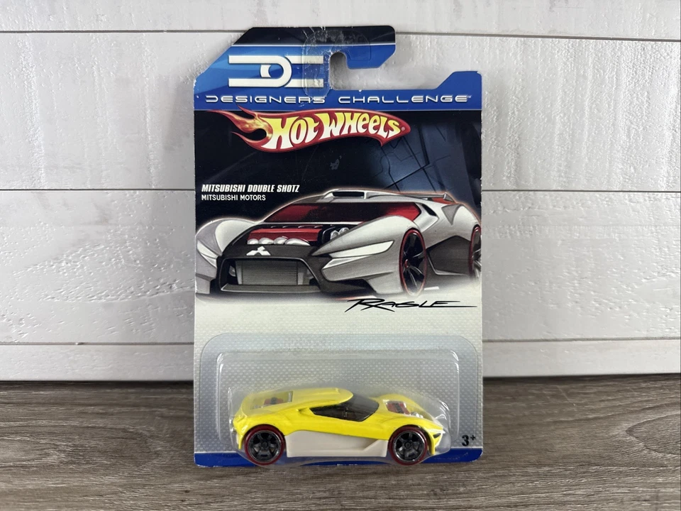Nuevo Hot Wheels Mitsubishi Double Shotz Yellow Designers Challenge 2007 envío gratuito Foto 1 de 2