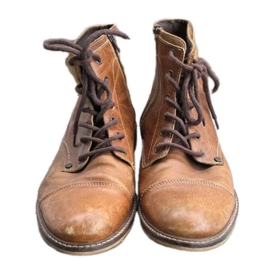 Bull Boxer Kelden Chukka Gorra Puntera Cuero Bota Para Hombre Talla 9 Marrón Artesanal 42 Foto 1 de 4