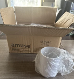 Amuse Professional Grade Stoneware Mug Sublimation Series Set Of 6 15 Oz NEW! - Picture 1 of 7