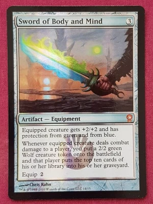 Magic The Gathering FROM THE VAULT RELICS FOIL SWORD OF BODY AND MIND FTV MTG - Image 1 of 2