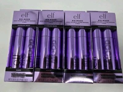 E.L.F. Big Mood Mega Volume & Lifting Mascara BLACK (8 Mascara's Total) - Image 1 of 3