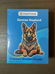 NEW German Shepherd Premium Wooden Puzzle - SEALED - Picture 1 of 6