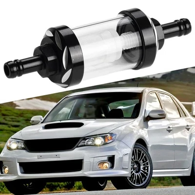 5/16" Fuel Filter Accessories Chrome And Glass Diesel Filter Motorcycle - Image 1 of 4