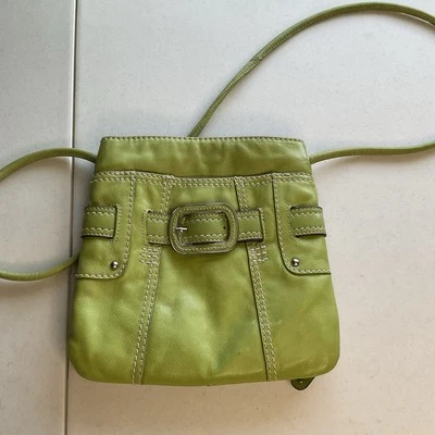 Bandolera Clarks de cuero verde  Foto 1 de 4