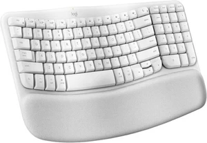 Logitech Wave Keys for Mac, Wireless Ergonomic Keyboard with Cushioned Palm Rest - Picture 1 of 5