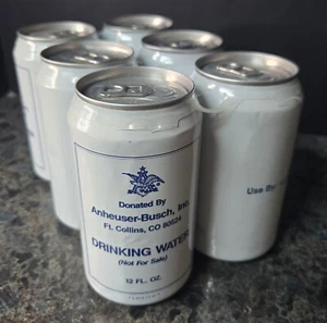 Vintage 6er Pack Hochwasser Fort Collins Co Exp 93 Anheuser-Busch Inc - Bild 1 von 3