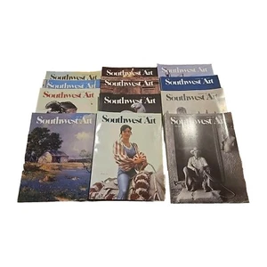 LOT of 12 Southwest Art Magazines 1985 Complete  - Picture 1 of 15