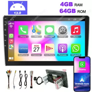9Inch Double 2 Din Car Stereo Radio Android GPS Wifi Touch Screen MP5 Player 64G - Picture 1 of 14