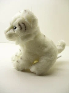 Stuffed Animal 8" (20mm) Plush White Tiger Cub NEW Cuddle Baby Toy Kitten Cat - Picture 1 of 9