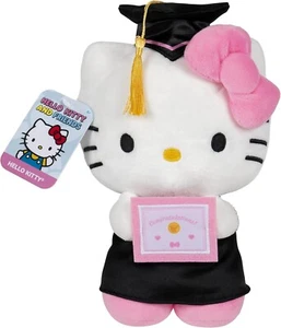 Hello Kitty Graduation Plush 8" Jazwares Official Sanrio Gift Toy Doll - Picture 1 of 6