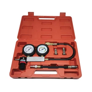 Engine Cylinder Leak Down Petrol  Tester Compression Leakage Detector Kit Set - Bild 1 von 5
