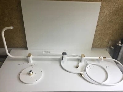 Schütte Regendusche Weiss/Gold (24 Karat), Duschsystem, Kopfbrause, Neu, Tokyo - Bild 1 von 4