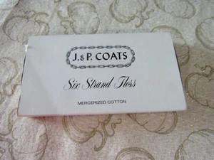 J&P Coats Embroidery Floss #1 C.11 Box Of 24 New - Picture 1 of 10