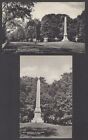 WOODBURY, CT ~ 2 PCS, SOLDIERS MONUMENT, COLLOTYPE PUB ~ used 1946