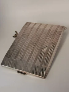 Zigaretten-Etui in 835er Silber, 109,9 gr schwer!, - Bild 1 von 11