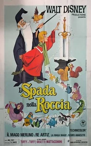 manifesto POSTER 4F LA SPADA NELLA ROCCIA The sword in the stone walt disneyO148 - Picture 1 of 1