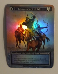 Skirmishers of Mu FOIL Sorcery Contested Realm Beta NM/M Sorcery TCG Near Mint - Picture 1 of 2
