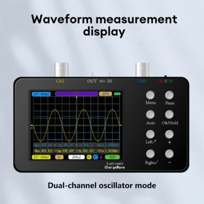 Digital Oscilloscope Bandwidth 10MHZ Dual Channel Oscilloscope Signal Generator - Image 1 of 4