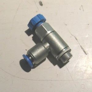 NUEVA VÁLVULA DE CONTROL DE FLUJO FESTO GRLSA-1/8-QS-6 ONCE POSICIÓN G1/8 X 6MM P8704 - Imagen 1 de 7