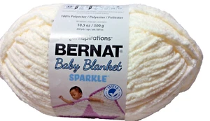 Bernat Baby Blanket Sparkle Yarn 10.5oz Skein “Moonlight Sparkle” - Picture 1 of 1