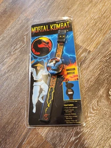1994 sealed Mortal Kombat Warrior Raiden Watch Promotional Kids Wristwatch blue - Picture 1 of 8