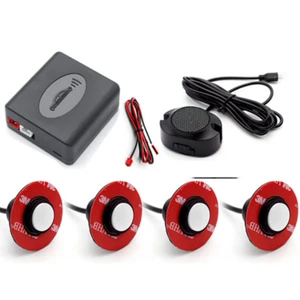 4 Parking Sensors Car Backup Reverse Radar Rearview Sound Buzzer Alert Alarm Kit - Bild 1 von 18