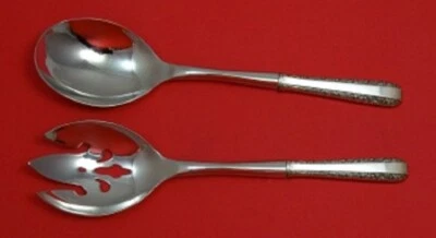 Candlelight by Towle Sterling Silver Salad Serving Set Pierced Custom 10 1/2" - Image 1 of 3