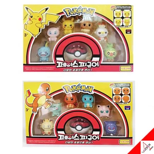 Pokemon FACE FIGURE A + B Type Set 12ea Figure + 2ea Monster Ball - Picture 1 of 11
