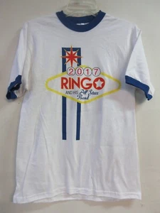 CAMISETA RINGO STARR OFICIAL MERCH 2017 BANDA DE GIRA CONCIERTO MÚSICA TIMBRE MEDIANA - Imagen 1 de 3