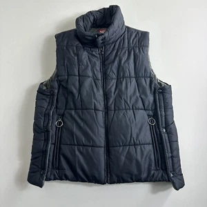 Womens DIESEL INDUSTRIES Insulated Puffer Vest Size XL Blue Full Zip Casual - Picture 1 of 8