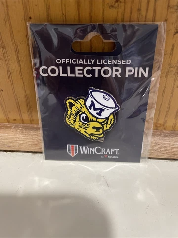 Univeristy of Michigan “WOLVERINES” Mascot Pin NCAA 🔥🔥🏈🏈🏈🏈 Cover