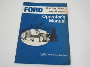Ford 60" Kreiselmäher für 195 Traktor Betriebsanleitung - Bild 1 von 3
