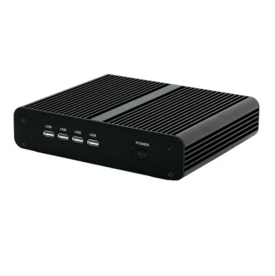 Fanless Intel i7-1255U Windows 11 Pro Mini PC 32/64GB RAM 1/2TB NVMe 4K 8K WIFI6 - Image 1 of 4