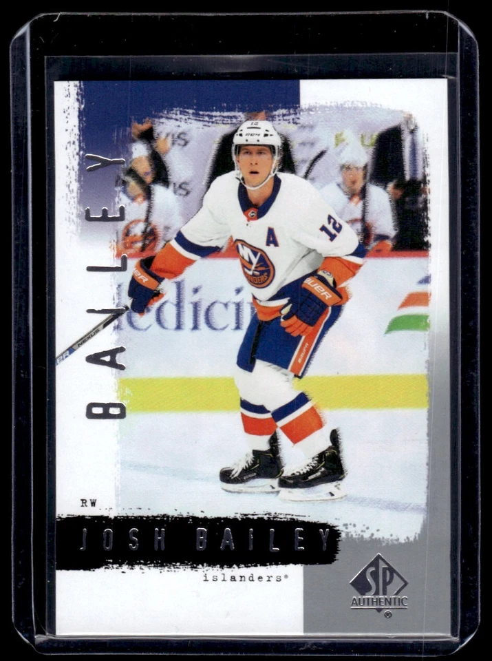 2020-21 SP Authentic 2000-01 Retro Josh Bailey #R39 New York Islanders - Image 1 of 2