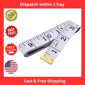 GDMINLO Soft Tape Measure Double Scale Body Sewing Flexible Ruler for white - Picture 1 of 6