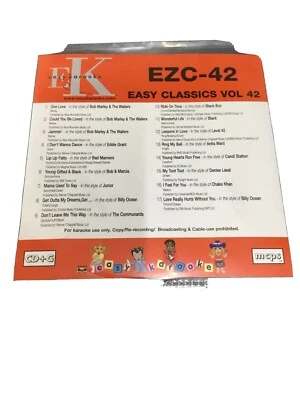  Easy Karaoke Easy Classics EZC 42 - Image 1 of 2