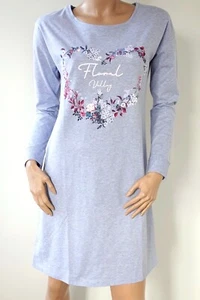 Camisón azul Triumph manga larga 36 camisones AW18 NDK LSL 10 NUEVO con etiqueta - Imagen 1 de 2