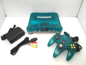 Nintendo 64 / N64 Console set Clear Blue TESTED / 31197 - Picture 1 of 8